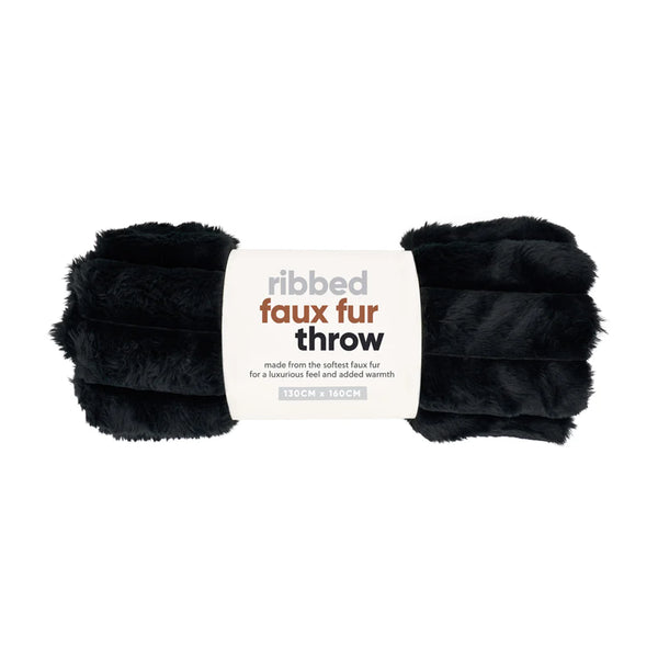 Faux Fur Throw