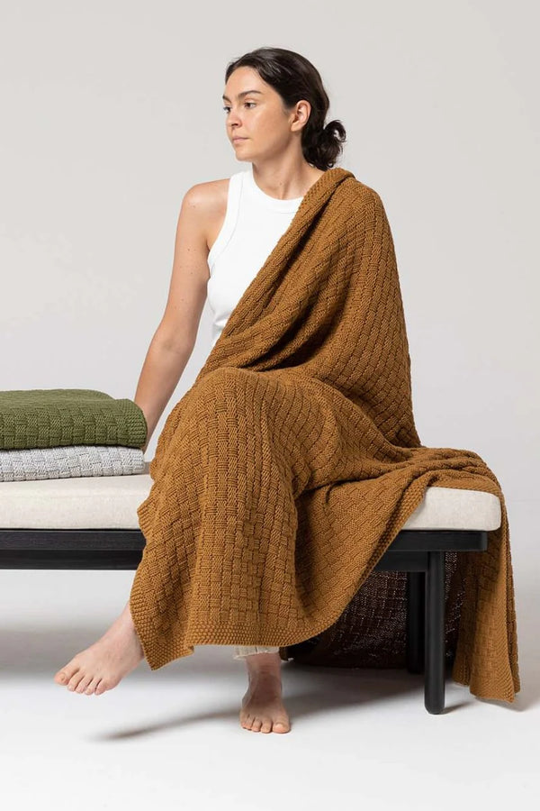 Bronze Weave Throw